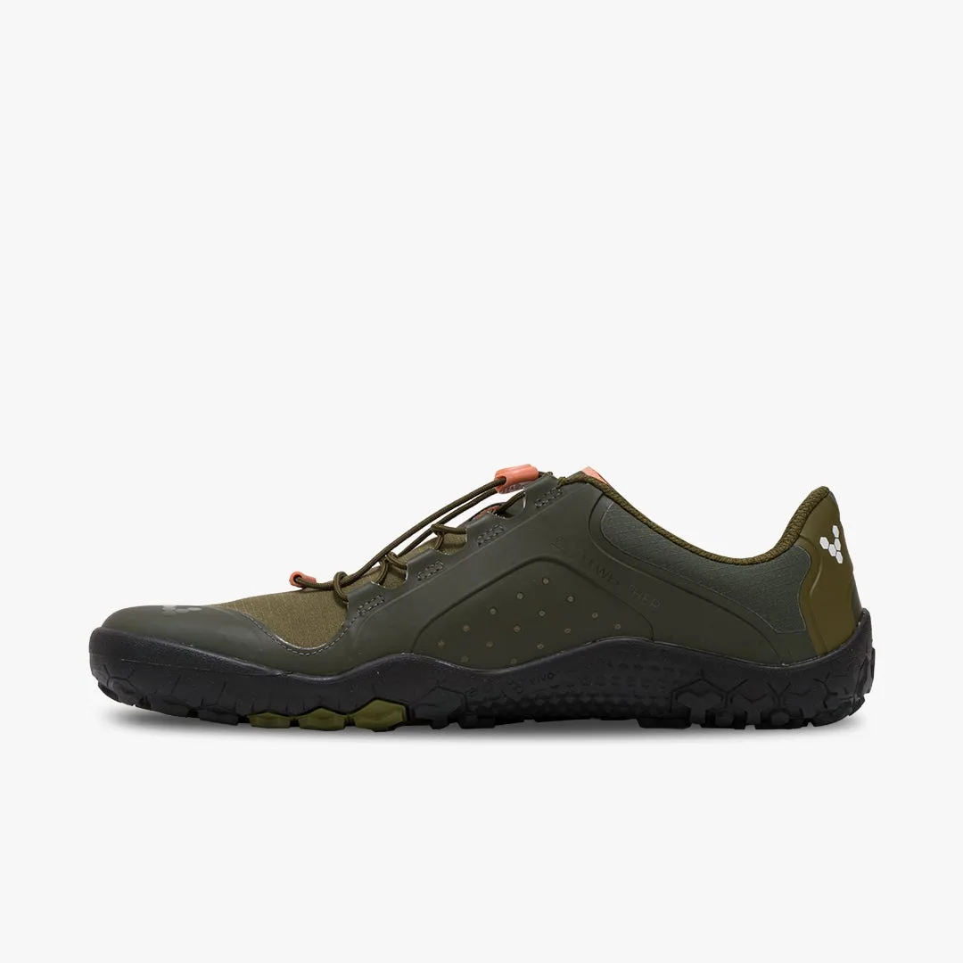 Кроссовки Vivobarefoot Primus Trail III All Weather FG — мужская модель, тёмно-оливковый, фото 3