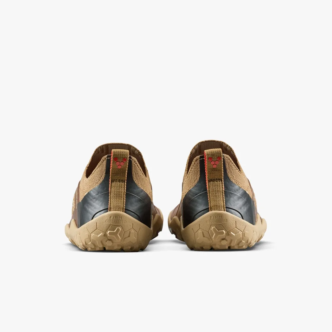 Кроссовки Vivobarefoot Primus Trail Knit FG Grounding — женская модель, песочно-жёлтый, фото 5