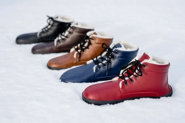 Ботинки Ahinsa Sundara Winter Ankle Barefoot — бордовый, фото 8