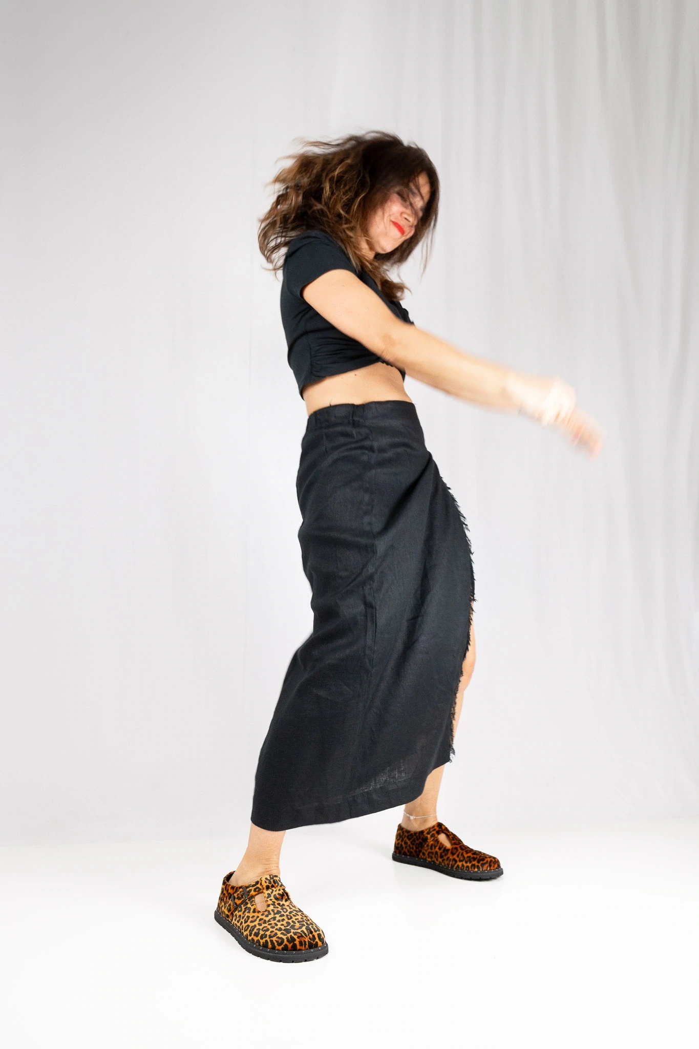 Босоногие туфли Sambas the bambas Nyra — леопардовые, фото 12